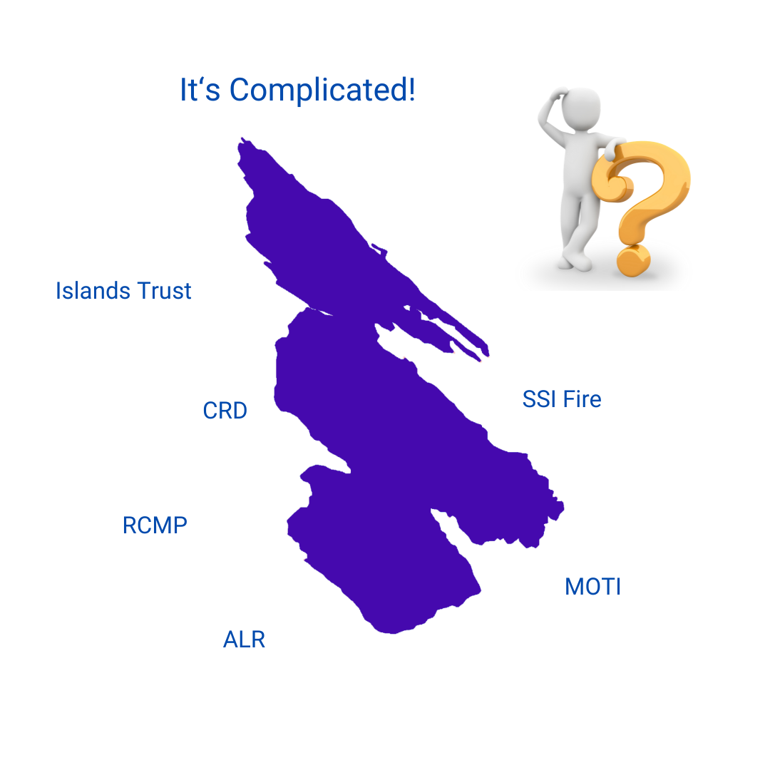 What is the local government on Salt Spring Island?